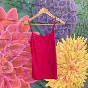 Ann Taylor Loft pink tank top